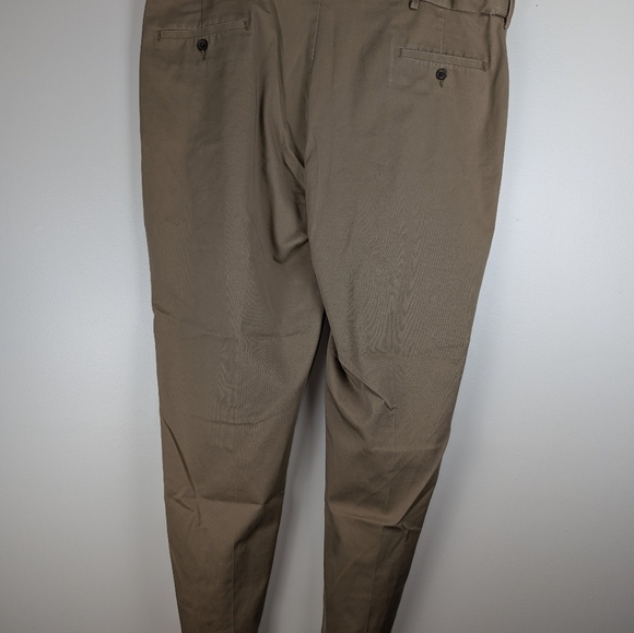 Herringbone Dress Pants Men's Trousers Career Business Casual - Picture 6 of 8